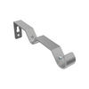 TRÄGER FÜR GARDINENSTANGEN 16 mm Ø, Hera 2-läufig, Silbergrau - Alufarben, Metall (14.4/4.4/1.6cm) - INTERDECO