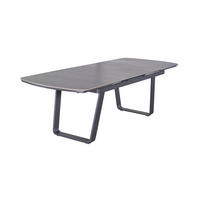 GARTENTISCH Ohio 200/260x100x76cm, Kermaik, Grau - Grau, Keramik (100/260/76cm) - dasmöbelwerk