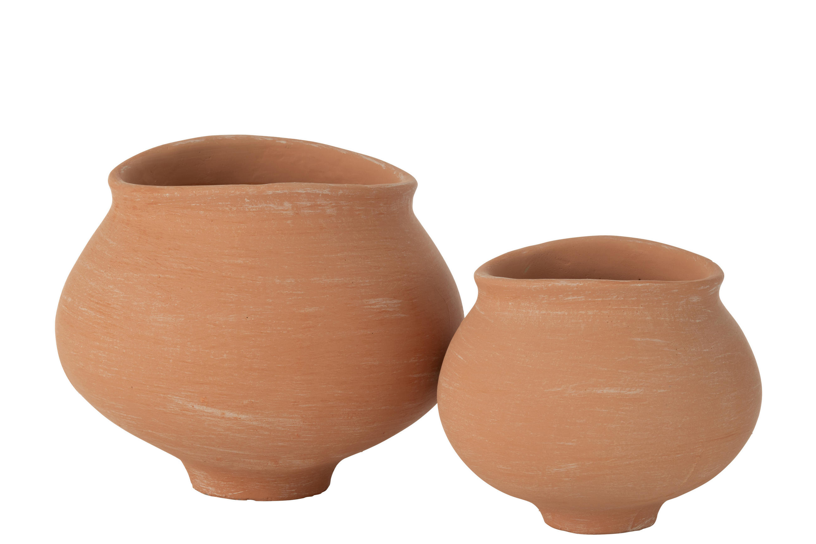 BLUMENTOPF KAI - Zement - Braun - L - Ø 19,5 cm - Braun, Stein (19.5/16cm) - J-Line