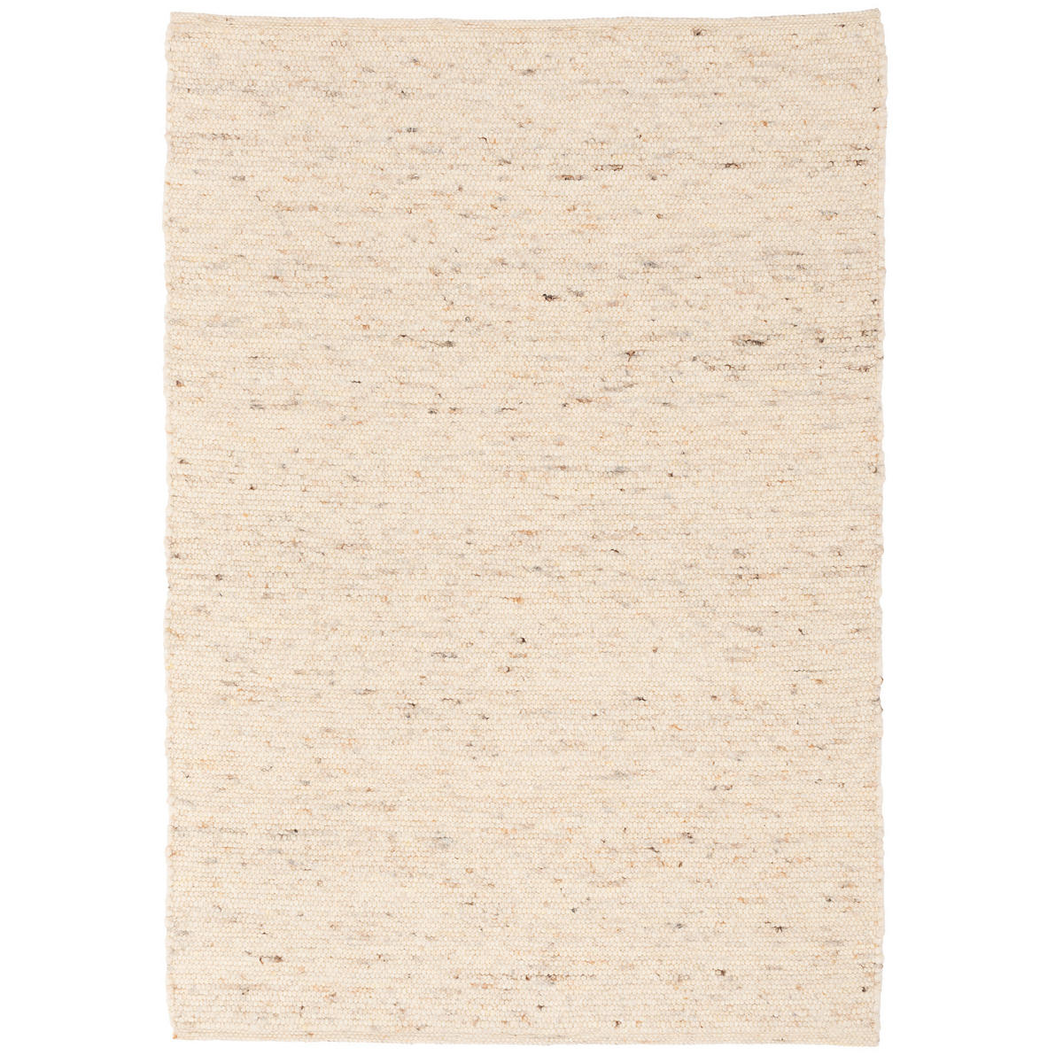 NATUR TEPPICH WOLLE NELSON MELIERT - Beige, Textil (90/160cm) - Pergamon