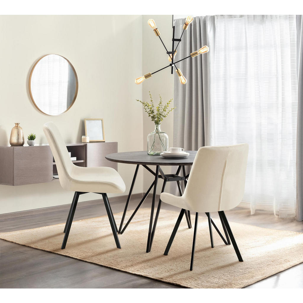 Thumbnail - CLP Stuhl, Creme, Textil, 53x89x59 cm, Esszimmer, Stühle, Esszimmerstühle, Vierfußstühle