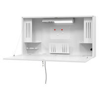 WANDSCHREIBTISCH WO 26/120/65 cm in Weiß - Weiß, Holzwerkstoff (26/120/65cm) - bümö