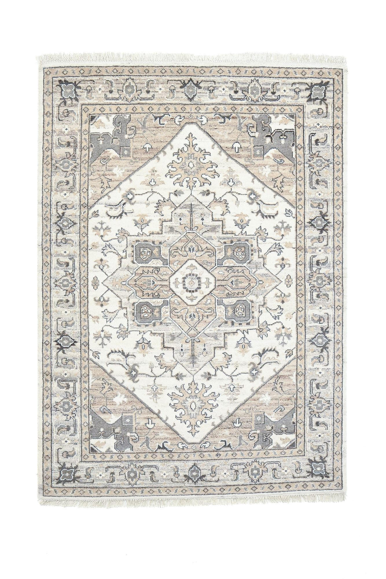 Theko Vintageteppich Natur 140x200 cm