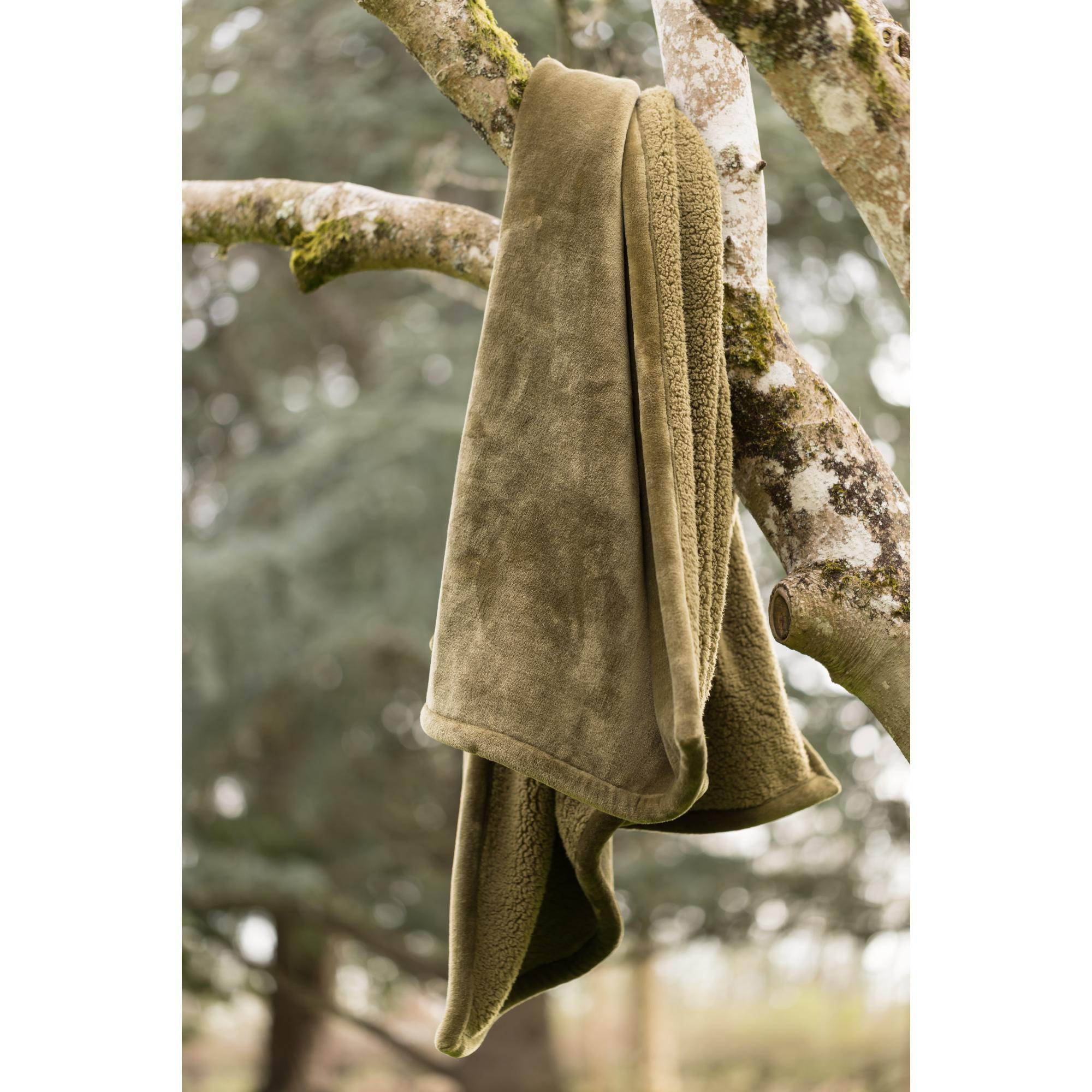 BETTÜBERWURF Michka rosmarin 240 x 220 cm - Grün, Textil (220/240cm) - Vivaraise