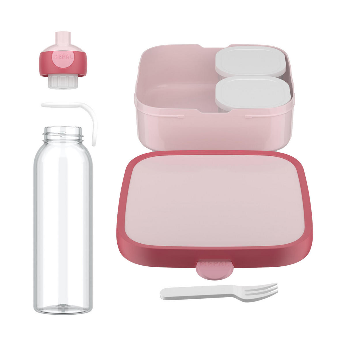 PAUSENSET XL Campus (2025) Cool Pink 2er Set - Pink, Kunststoff (1/1/1cm) - Mepal