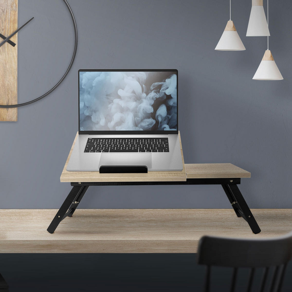 LAPTOPTISCH - Eichefarben, Holzwerkstoff (74/34.5/26.5cm) - ML-DESIGN