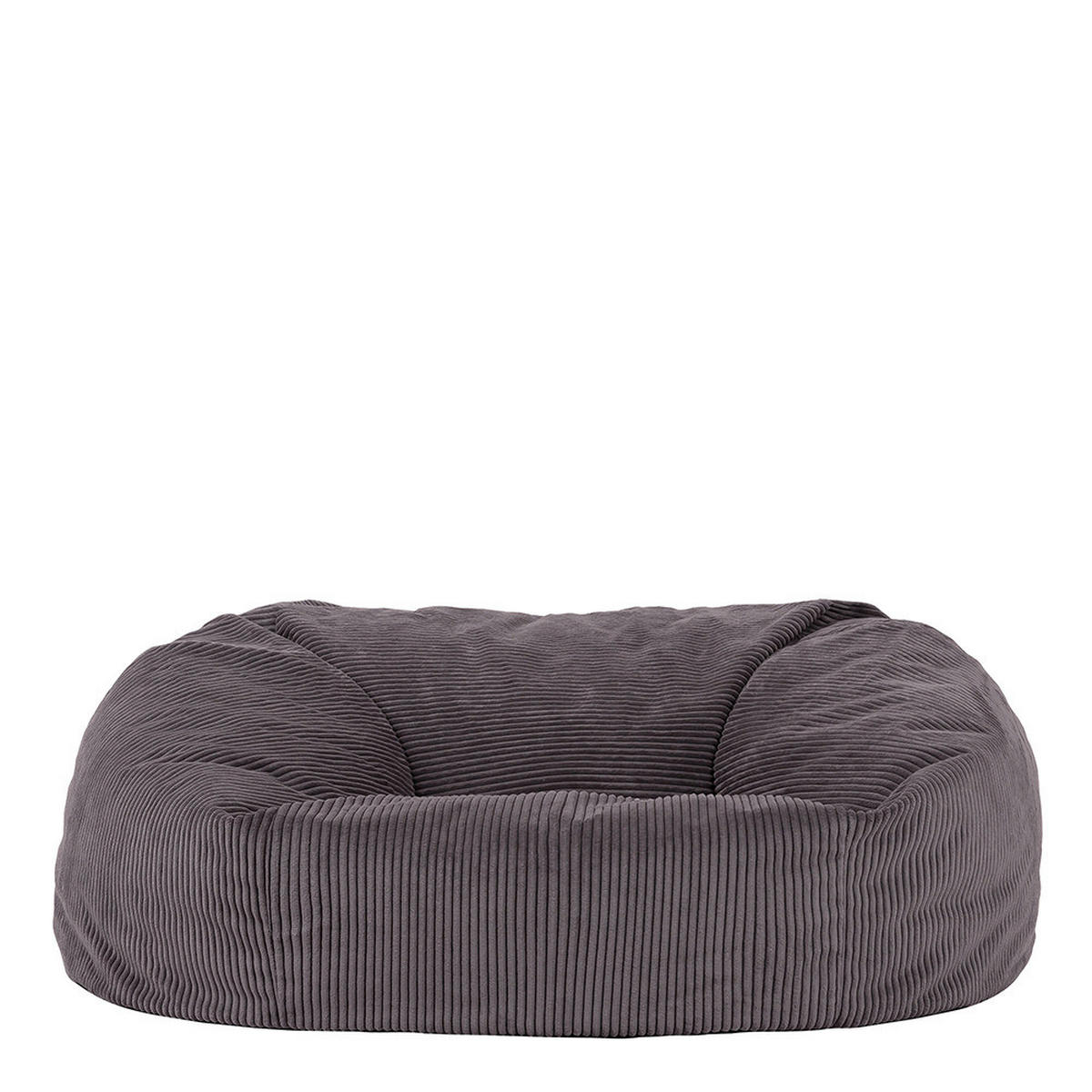 RIESENSITZSACK Flauschig Soul - Grau, Kunststoff (130/57/116cm) - icon