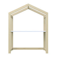 KINDERSCHREIBTISCH YOYO / Naturholz und Weiß - Naturfarben, Holz (50/151/120cm) - Weber Industries