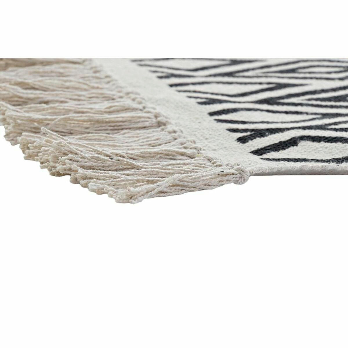 TEPPICH Schwarz Weiß (160 x 250 x 0,7 cm) - Multicolor, Textil (160/250cm) - DKD Home Decor