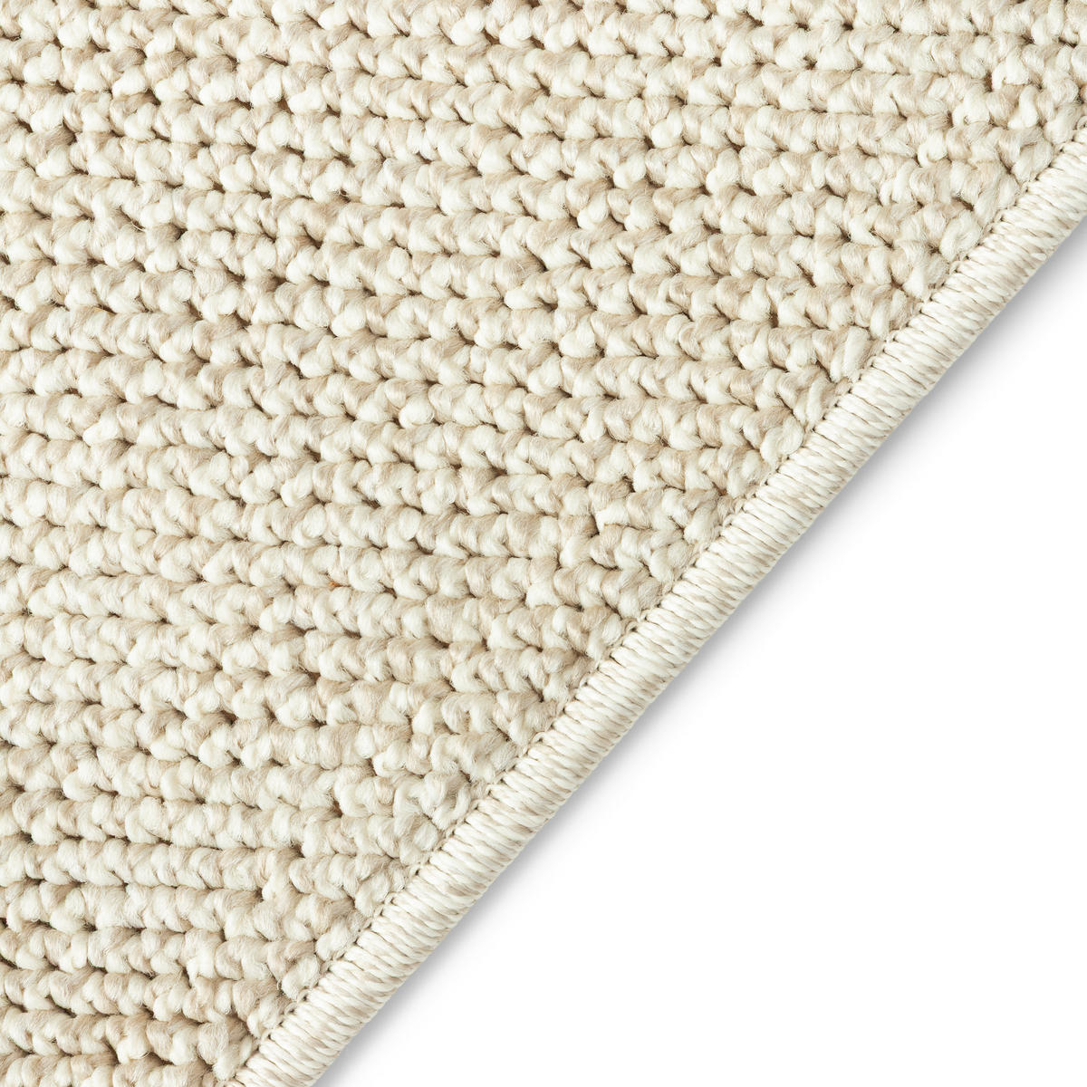 TEPPICH CALMA creme modern 80/150 cm - Creme, Textil (80/150cm) - Tapiso