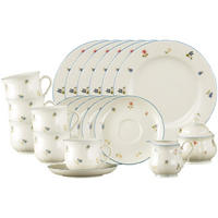KAFFEESERVICE Marieluise Streublumen bunt 20er Set - Multicolor, Keramik (1/1/1cm) - Seltmann Weiden