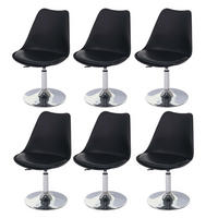 ESSZIMMERSTUHL Schwarz 6er-Set - Schwarz, Textil (48/80/54cm) - MCW