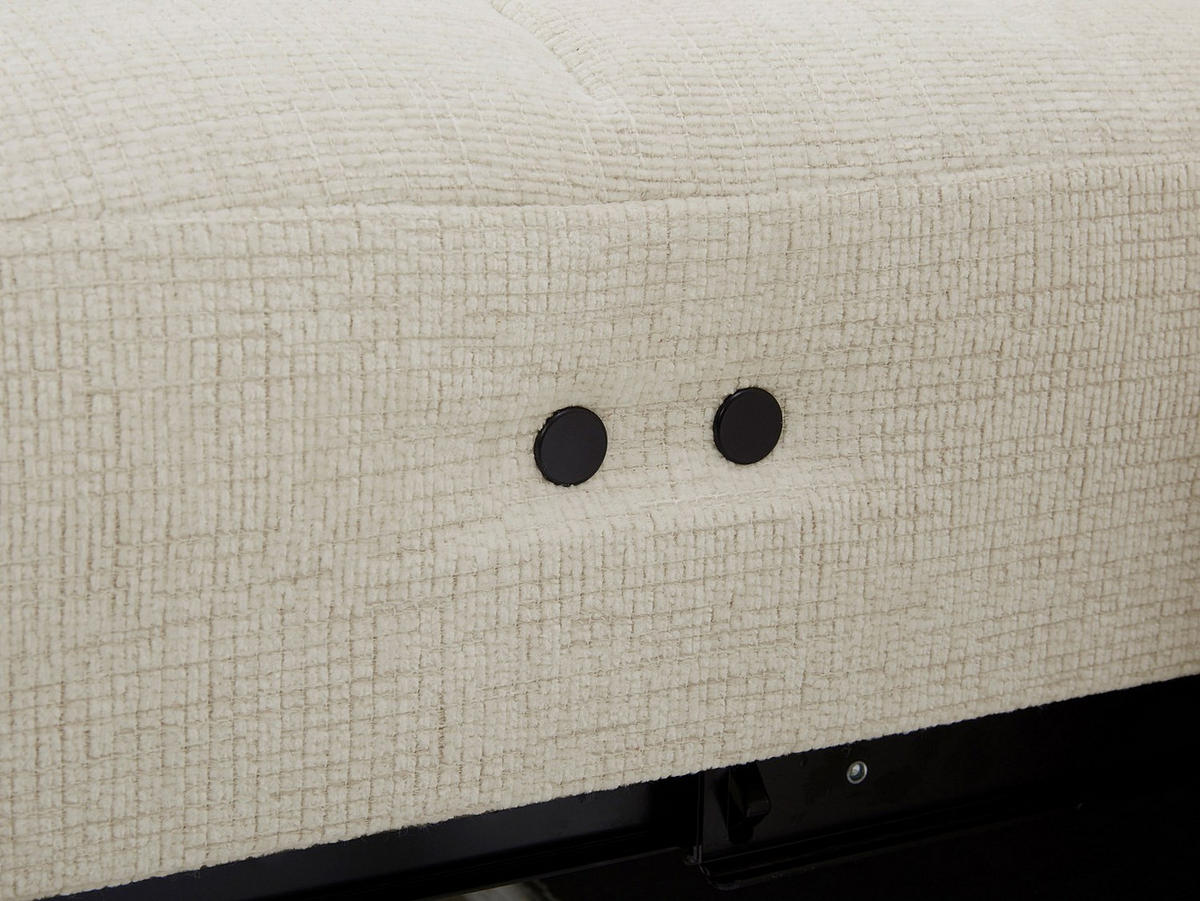 RELAXSOFA - 3 Personen - stoff - beige Clemiga - Beige, Textil (264/83/159cm) - Vente-Unique