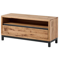 TV-BOARD Wildeiche 120x40x56 natur geölt VILLANDERS #112 - Naturfarben, Holz (120/56/40cm) - Massivmoebel24