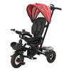 DREIRAD Zippy 3 in 1 rot umkehrbarer Sitz umbaubar Luftreifen Freilauf Gurt - Rot, Metall (92/50/100cm) - Lorelli