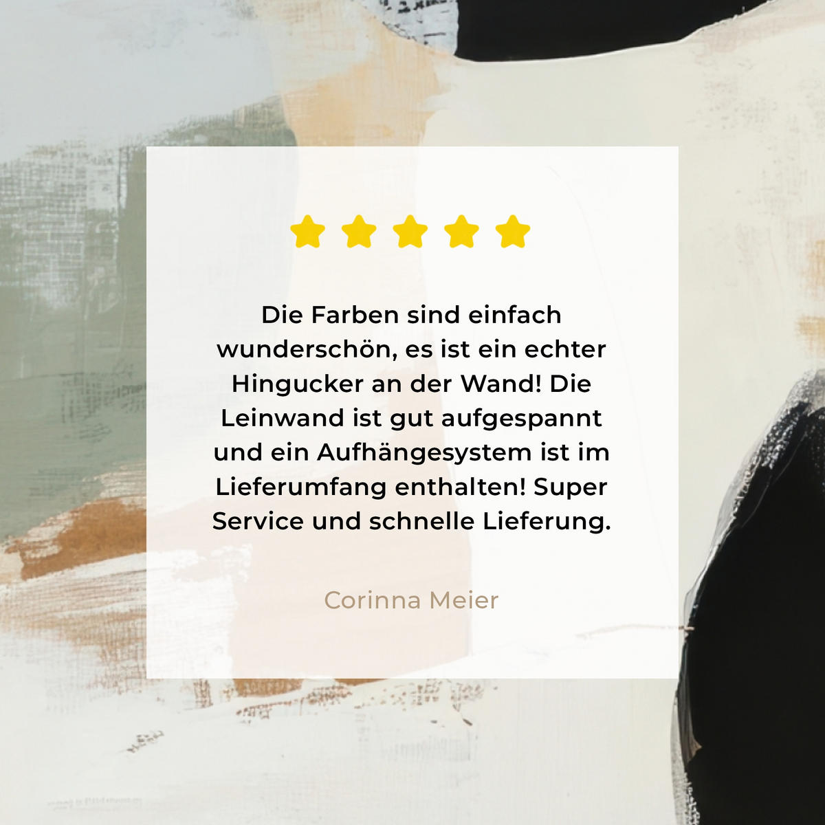 LEINWANDBILD Farbe - Abstrakt - Farben 90x90 cm - Currygelb, Textil (90/90cm) - MuchoWow