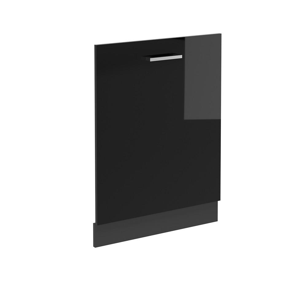 Vicco ČELNÍ PANEL MYČKY R-Line Černý vysoký lesk 60 cm bez pracovní desky