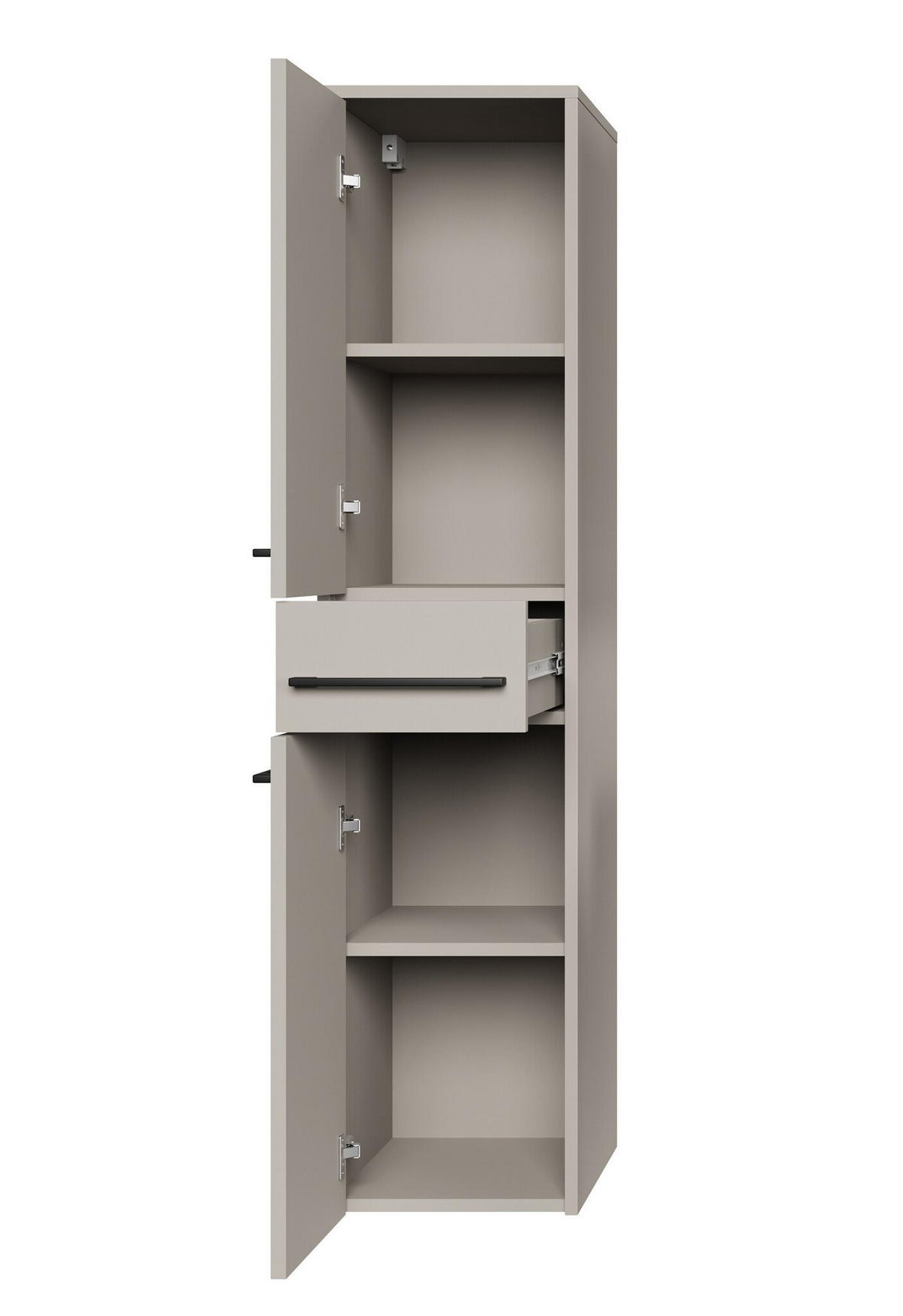 BADEZIMMERSCHRANK Florence mit 2 Türen Cashmere - 30 x 35 x 130 cm - Kaschmir, Holz (30/130/35cm) - Badplaats