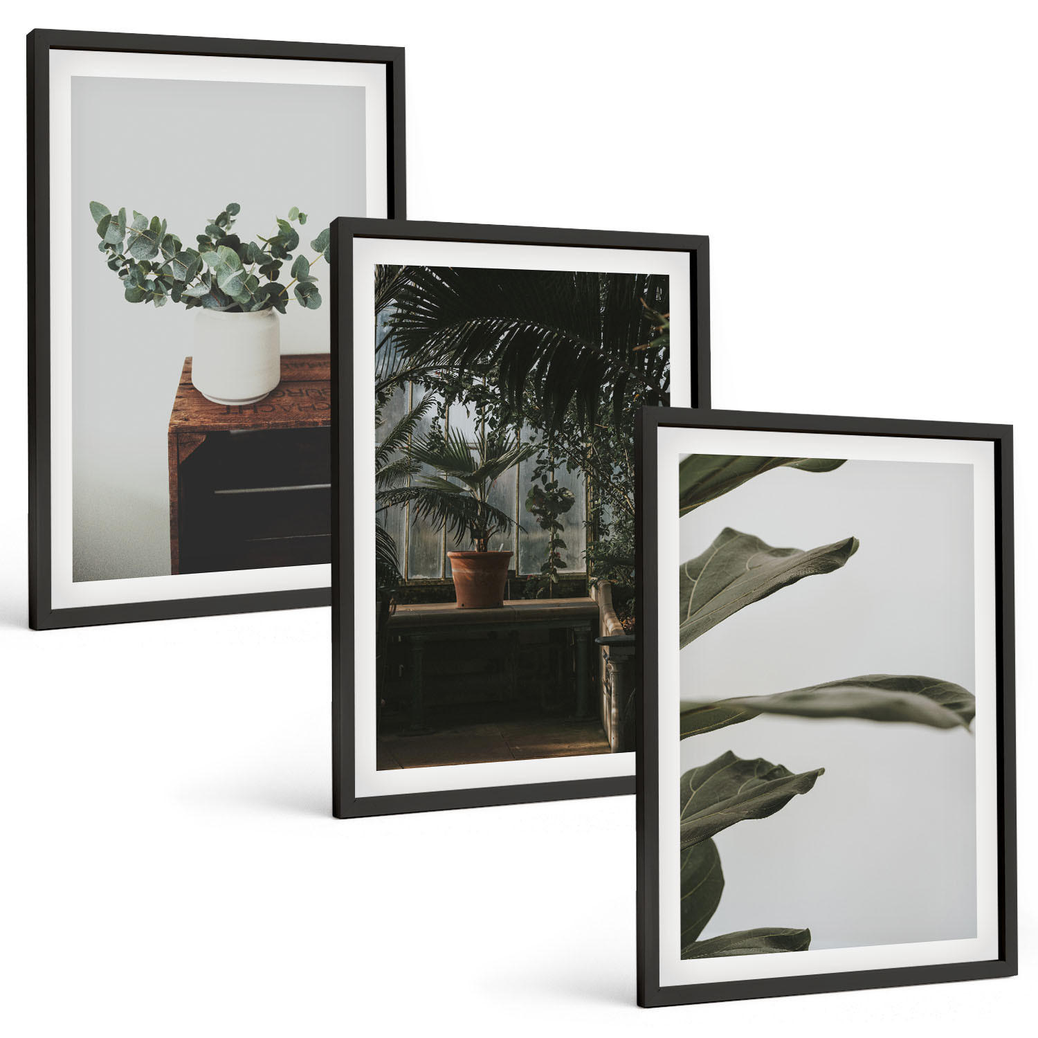 Tulup Bilder Schwarz 40x60 cm