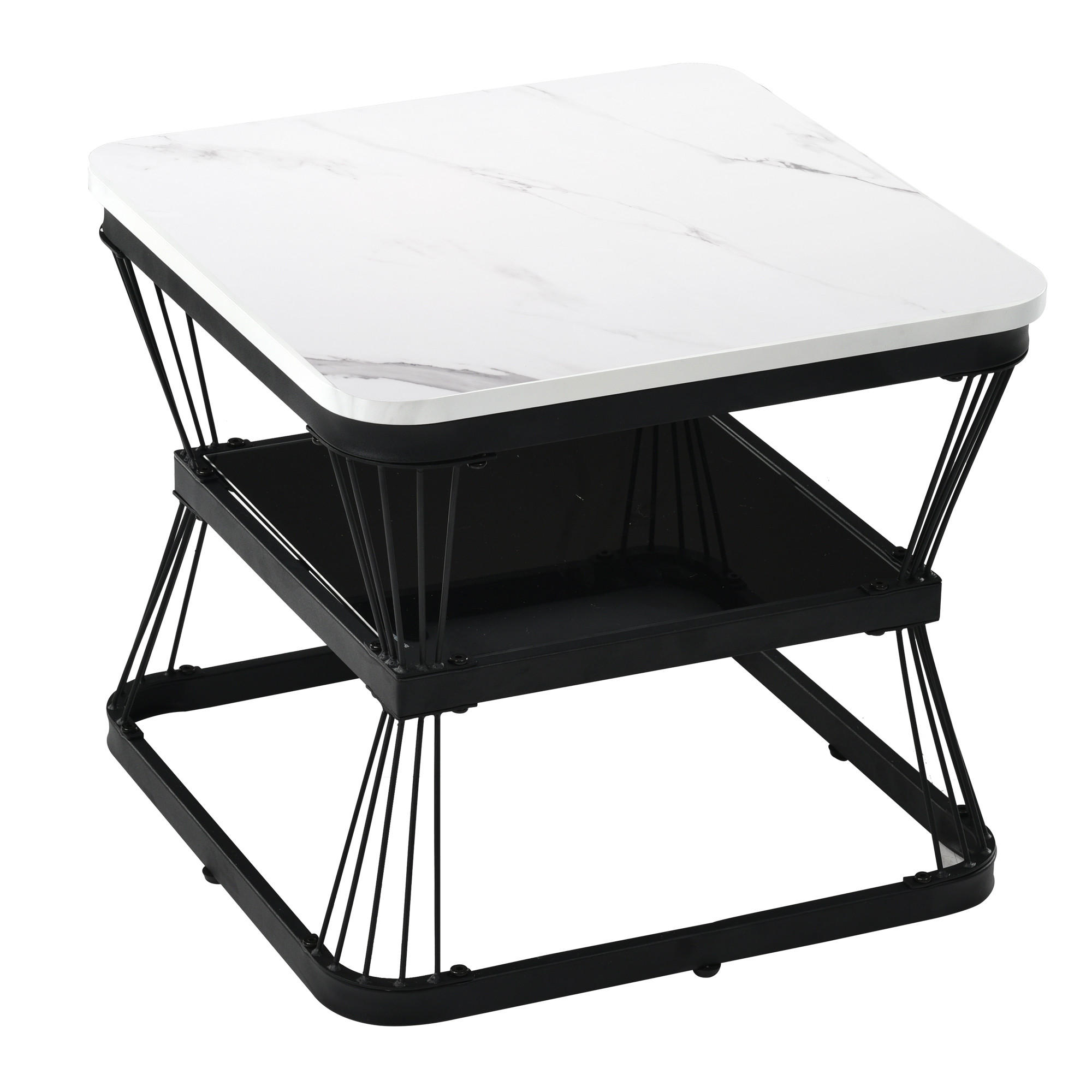 ComfortXL Couchtisch Weiß 45x45x110 cm