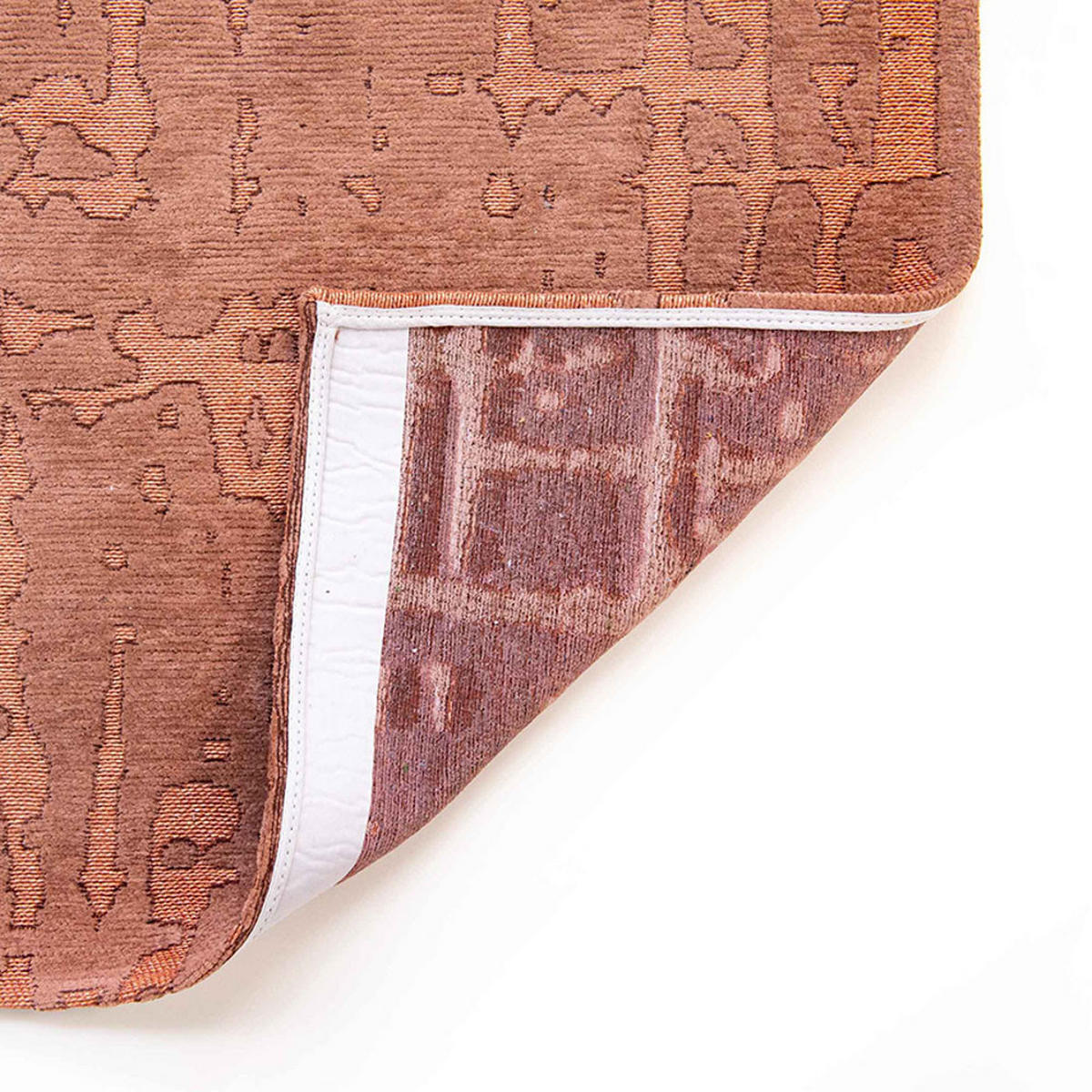 TEPPICH Za Copper Structures Baobab 140/200 cm - Pink, Kunststoff/Textil (140/200cm) - Louis De Poortere