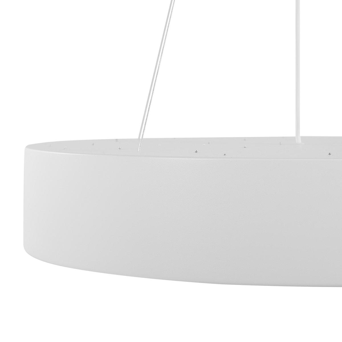 HÄNGELEUCHTE Balili 60/60/175 cm - Weiß, Metall (60/60/175cm) - Beliani