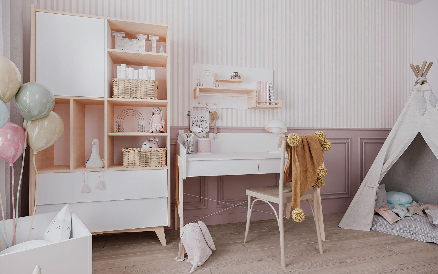 KINDERREGAL SoSixty - Grau, Holzwerkstoff (100/190/44cm) - RAUMHIRSCH FURNITURE