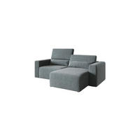 ECKSOFA Modular Premium Dunkelblau - Schwarz/Dunkelblau, Holz/Holzwerkstoff (225/172cm) - Furnisell