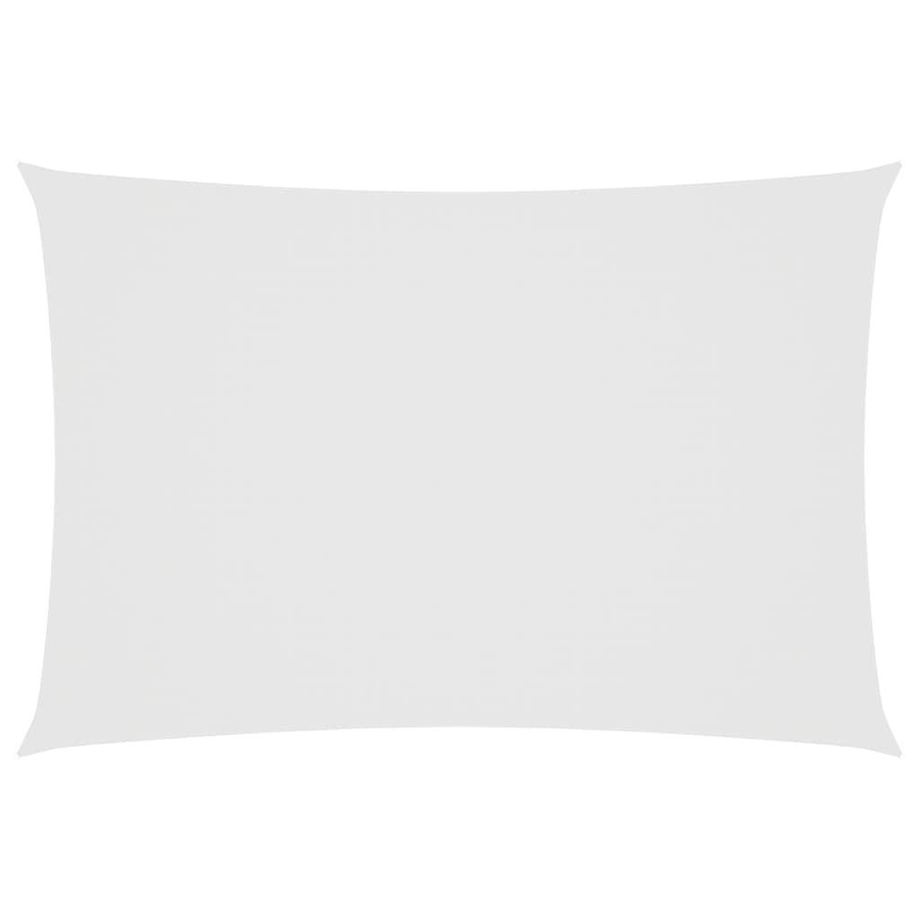 SONNENSEGEL Oxford-Gewebe Rechteckig 2,5x4,5 m Weiß - Weiß, Textil (450/250cm) - furnicato