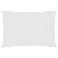 SONNENSEGEL Oxford-Gewebe Rechteckig 2,5x4,5 m Weiß - Weiß, Textil (450/250cm) - furnicato