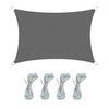 SONNENSEGEL Grau 200/300/1 cm - Grau, Kunststoff (200/300cm) - Mobili Rebecca