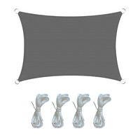 SONNENSEGEL Grau 300/400/1 cm - Grau, Kunststoff (300/400cm) - Mobili Rebecca