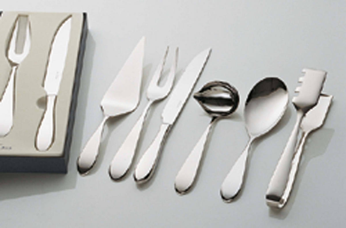 SERVIERBESTECK Sereno XXL silber 7er Set - Silberfarben, Metall - Villeroy & Boch