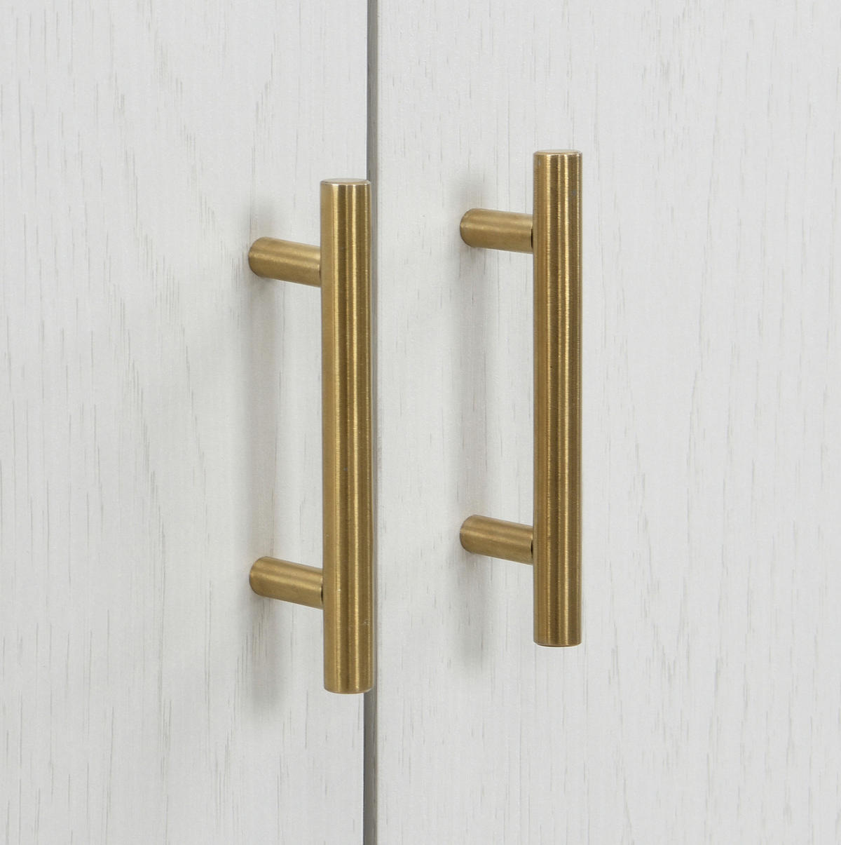 KOMODA z MDF 160x40x80,5 cm bílá s dekorem dřeva se 4 dvířky a nastavitelnými policemi - bílá, kompozitní dřevo (160/80.5/40cm) - Modfu