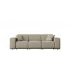 GARTENSOFA MALIBU 3 Sitzer Stoff Odyssey Dunkelbeige - Beige, Holz (245/73/88cm) - Kaiser Möbel