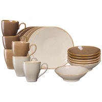 FRÜHSTÜCKS-SET Sahara braun 18er Set - Braun, Keramik (1/1/1cm) - Ritzenhoff Breker