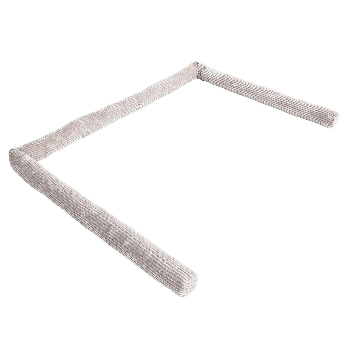 BETTUMRANDUNGSSCHUTZ Bettschlange aus Cord, 150 cm, Ecru - Creme, Textil - MeowBaby