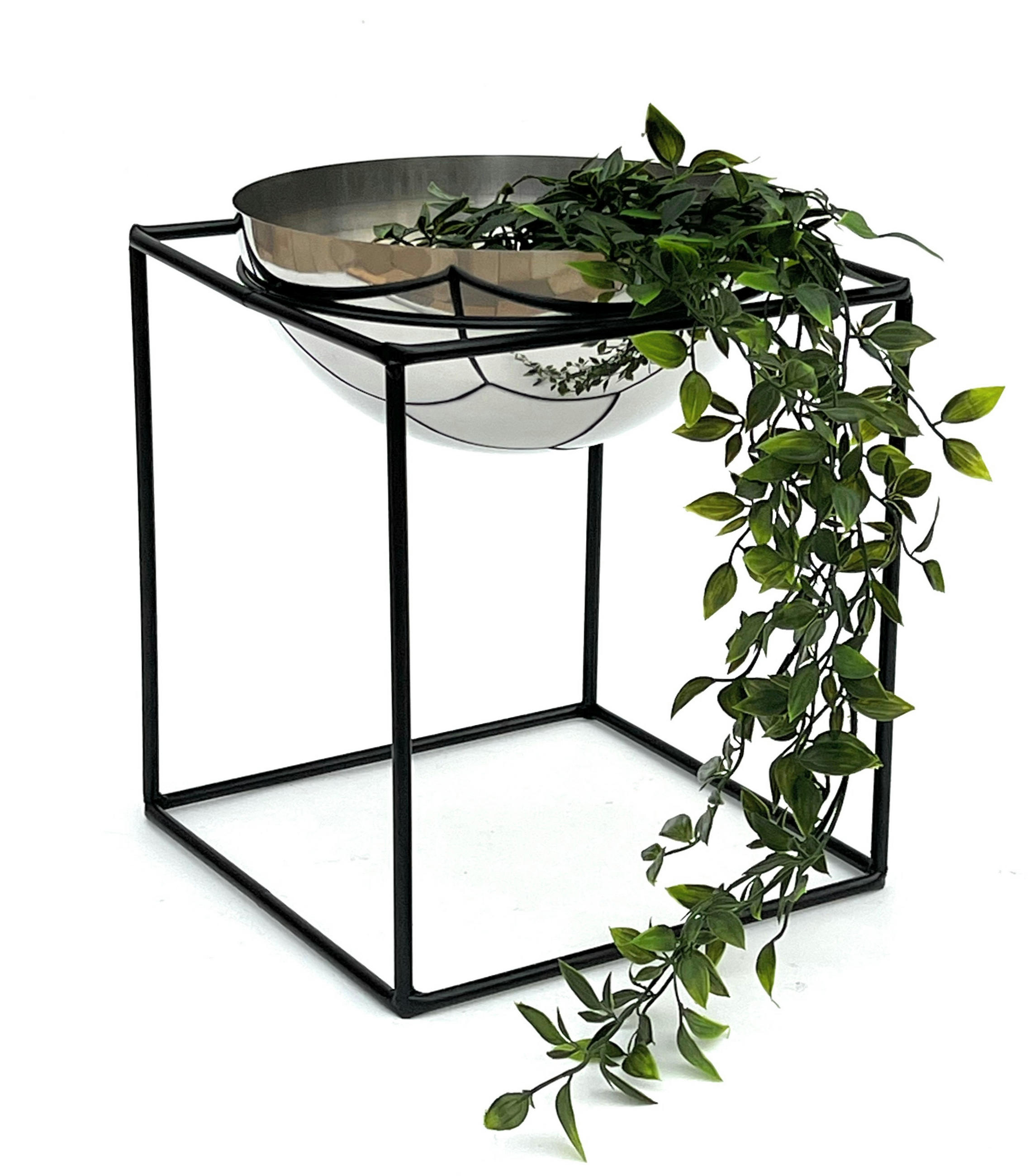 DanDiBo Blumenhocker Schwarz 25x35x25 cm