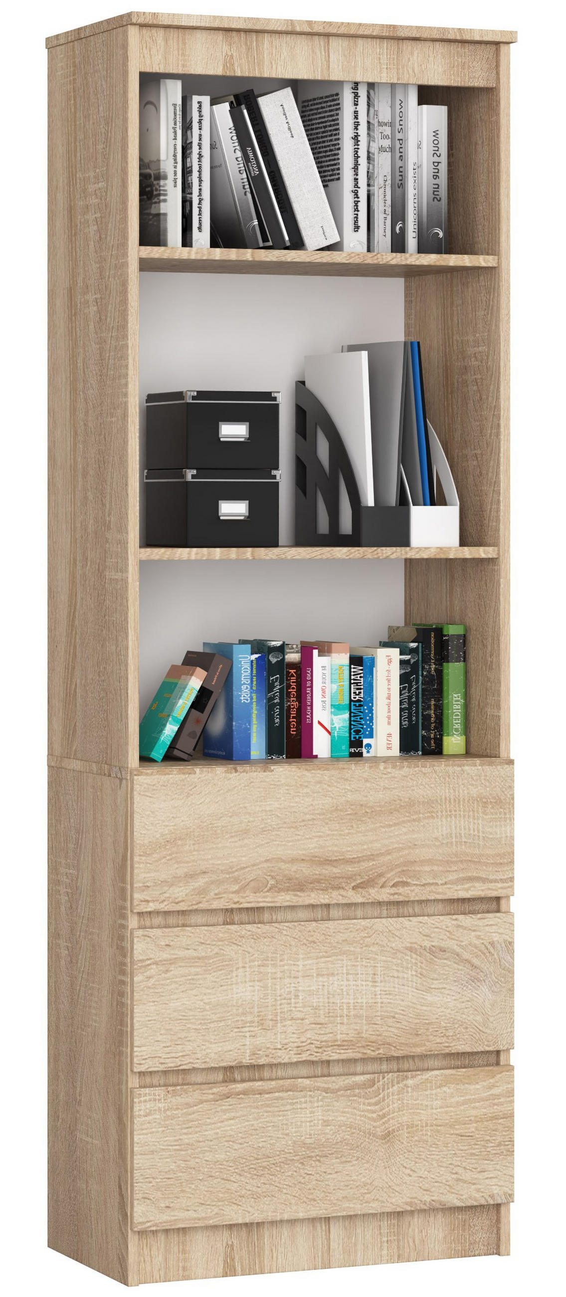 MEHRZWECKSCHRANK Sonoma-Eiche 60x180x35 cm - Sonoma Eiche, Holzwerkstoff (60/180/35cm) - Akord