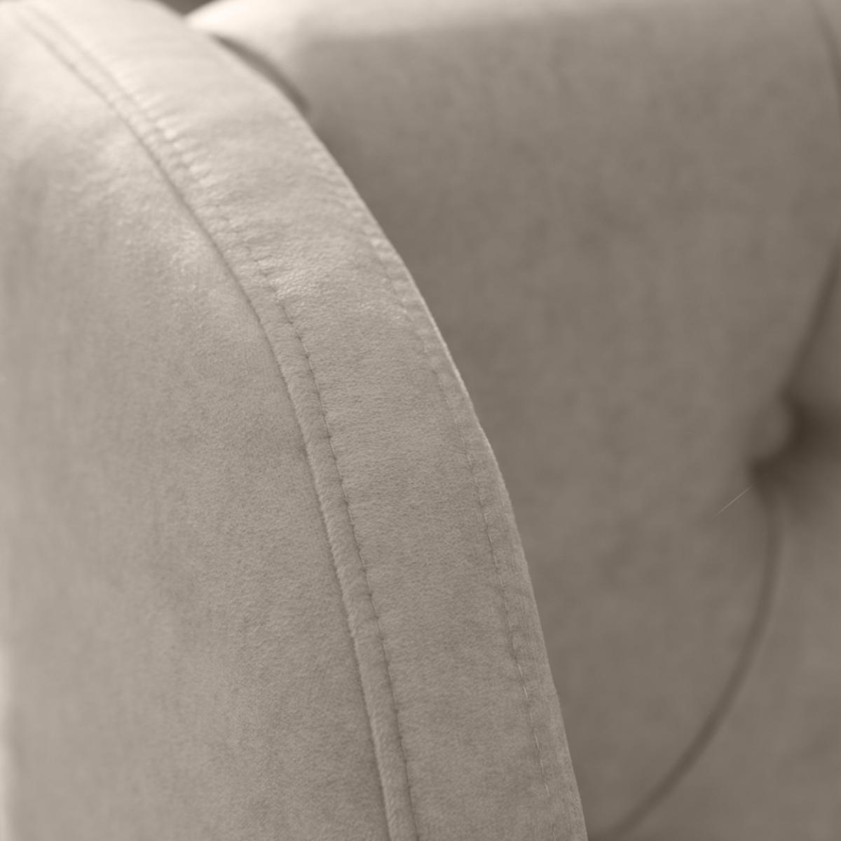 BETT mit Taschenmatratze LEGEND, Whisper-Stoff Gelb 140x200 cm - Gelb, Holz/Textil (140/200cm) - Kaiser Möbel