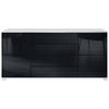 SIDEBOARD Rova Schwarz Hochglanz - Schwarz Hochglanz, Holzwerkstoff (166.5/75.5/35cm) - Vladon