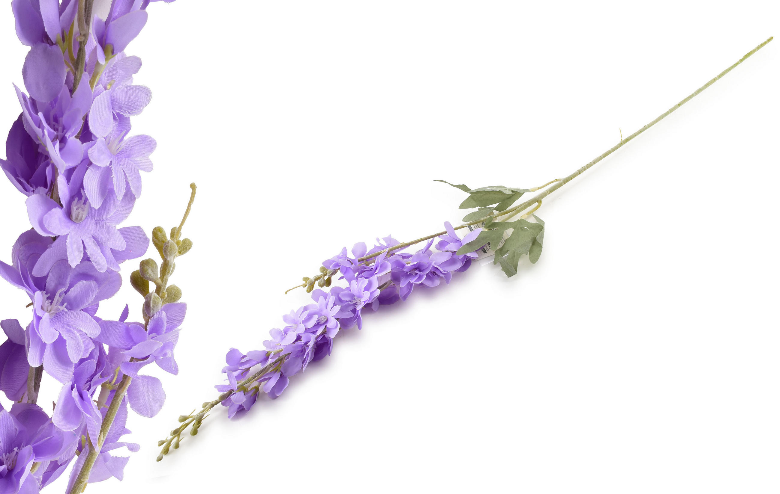 KUNSTBLUME Virdis Stockrose Purple 88/88/88 cm Kunstoff - Lila, Kunststoff (88cm) - Mondex