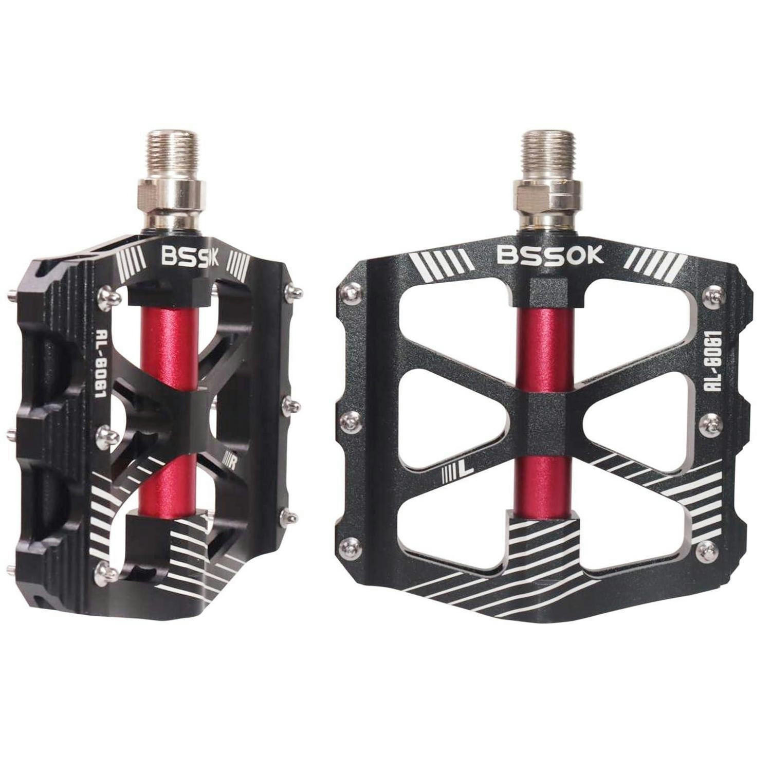 FAHRRADPEDALE Set CNC Aluminium Schwarz - Schwarz, Metall (9.7/1.5/9.7cm)