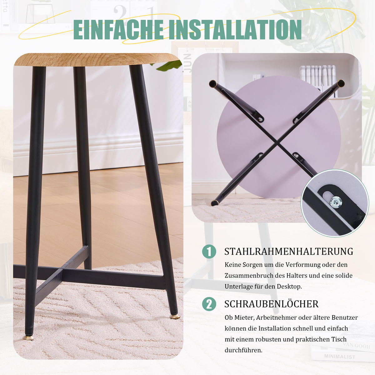 BEISTELLTISCH Natur 55/55/60 cm - Naturfarben, Holzwerkstoff (55/55/60cm) - PANGIVO