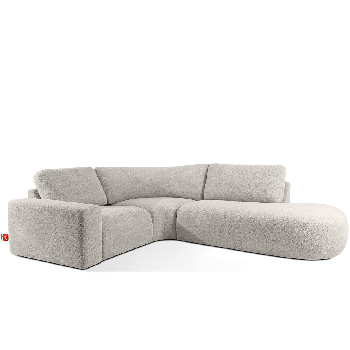 ECKSOFA RECHTS ZUCCO, Braun - Braun, Holz/Holzwerkstoff (224/293cm) - KONSIMO®