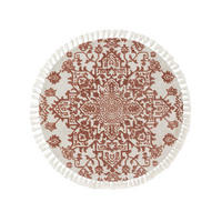 TEPPICH rund Elias Terracotta ø 150 cm rund - Terracotta, Textil (150/150cm) - benuta Nest