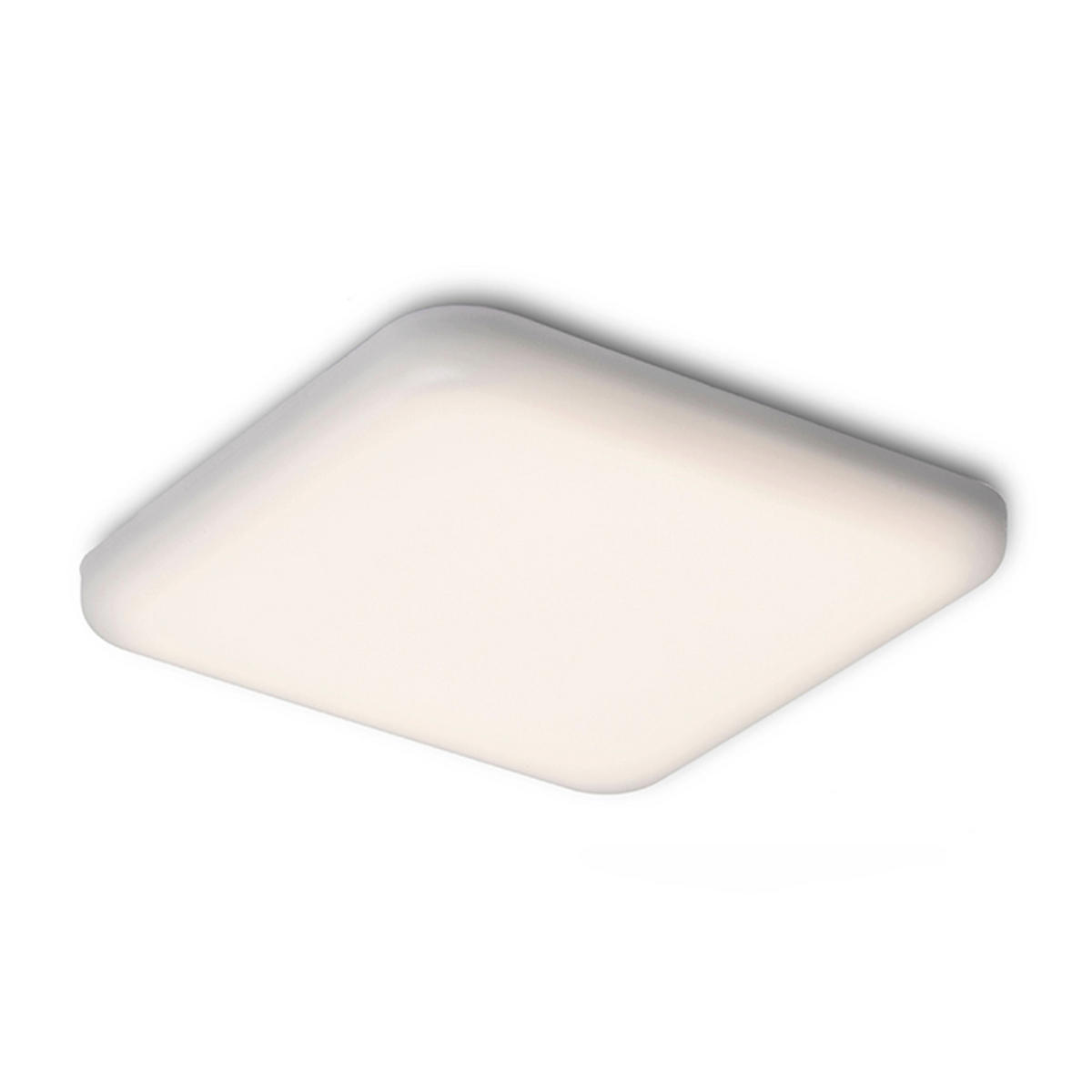 EINBAULEUCHTE BELI SQ 10 milchfarbenes Acryl 6 W IP65 - Transparent, Kunststoff (10/10/2cm) - Rendl
