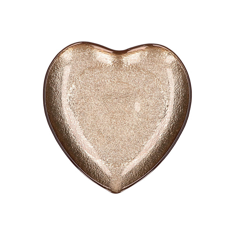 TELLER Gold 20/20/2 cm H227500004 - Goldfarben, Glas (20cm) - Rituali Domestici 