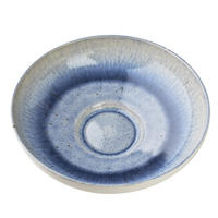 SCHALE Basic Nature Blau 23x23x7 cm Keramik - Blau, Keramik (23/23/7cm) - Mondex