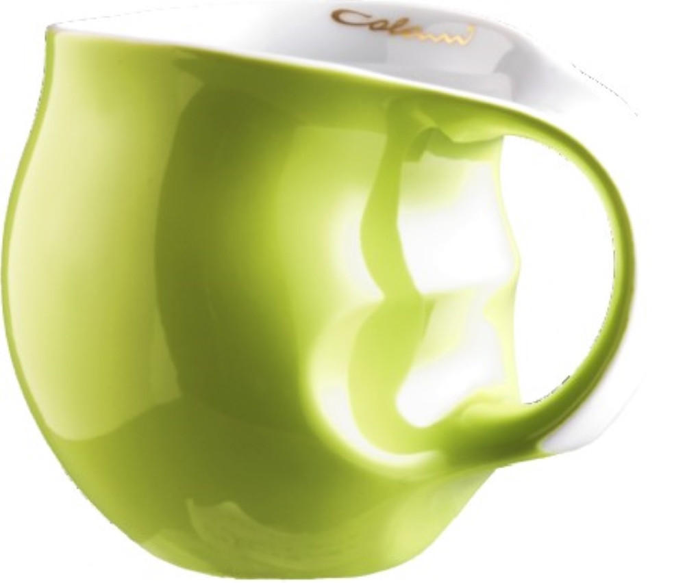 Luigi Colani Porzellan Kaffeebecher Mehrfarbig, Grün